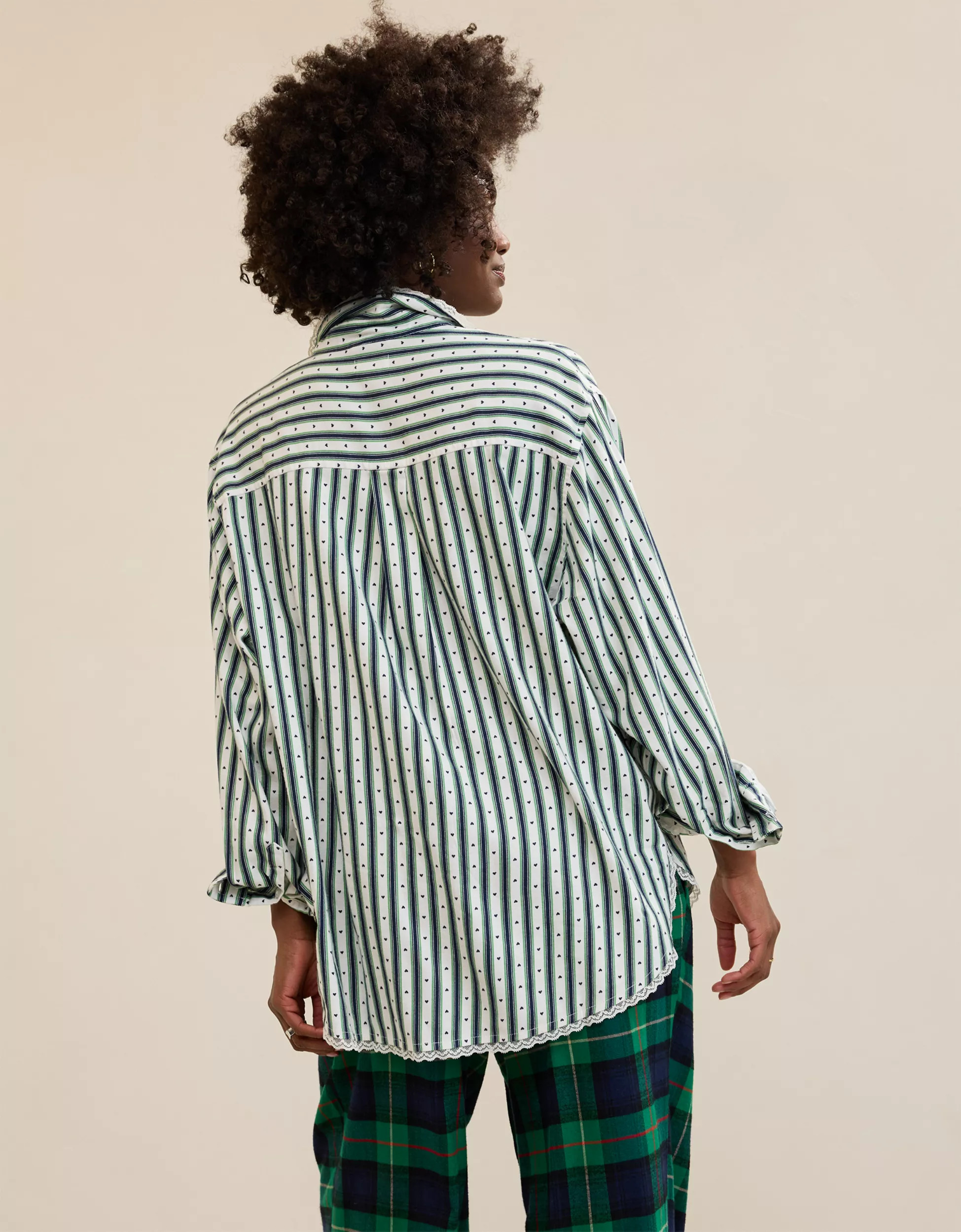 Aerie Flannel Pajama Shirt | Aerie