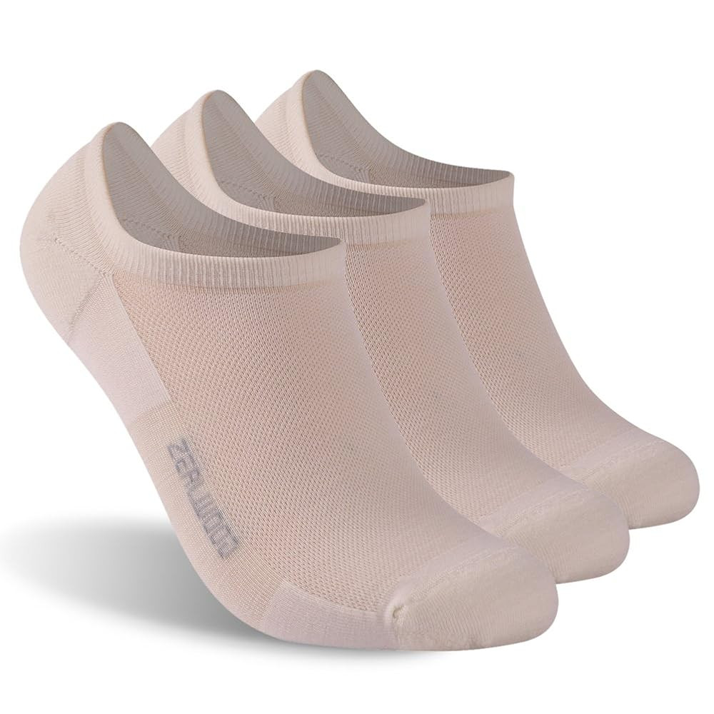 ZEAL WOOD Merino Wool No Show Athletic Socks Ankle Running Golf Tennis Low Cut Hiking Socks 3 Pai... | Amazon (US)