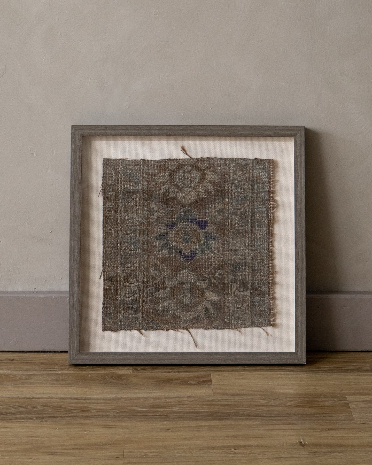 Framed Antique Rug Fragment VIII | The Vintage Rug Shop