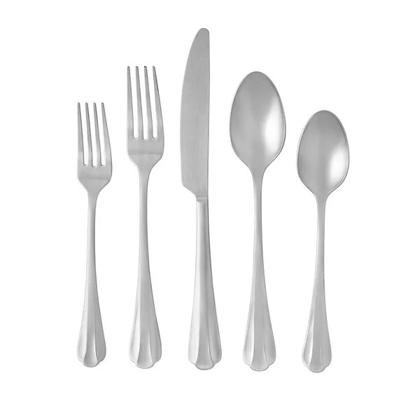 Pioneer Woman Colette Satin 20 Piece Flatware Set | Walmart (US)