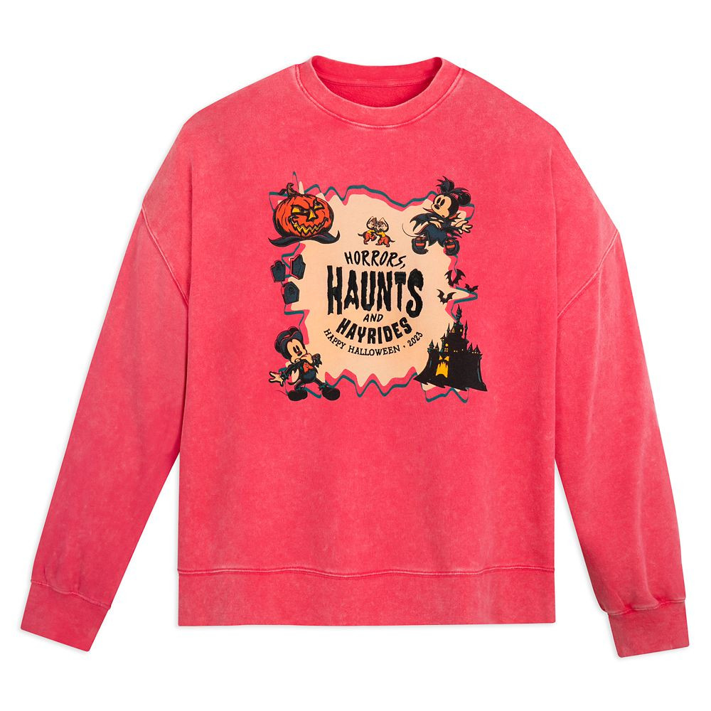 Mickey Mouse and Friends ''Horrors, Haunts and Hayrides'' Halloween Pullover Sweatshirt for Women | Disney Store