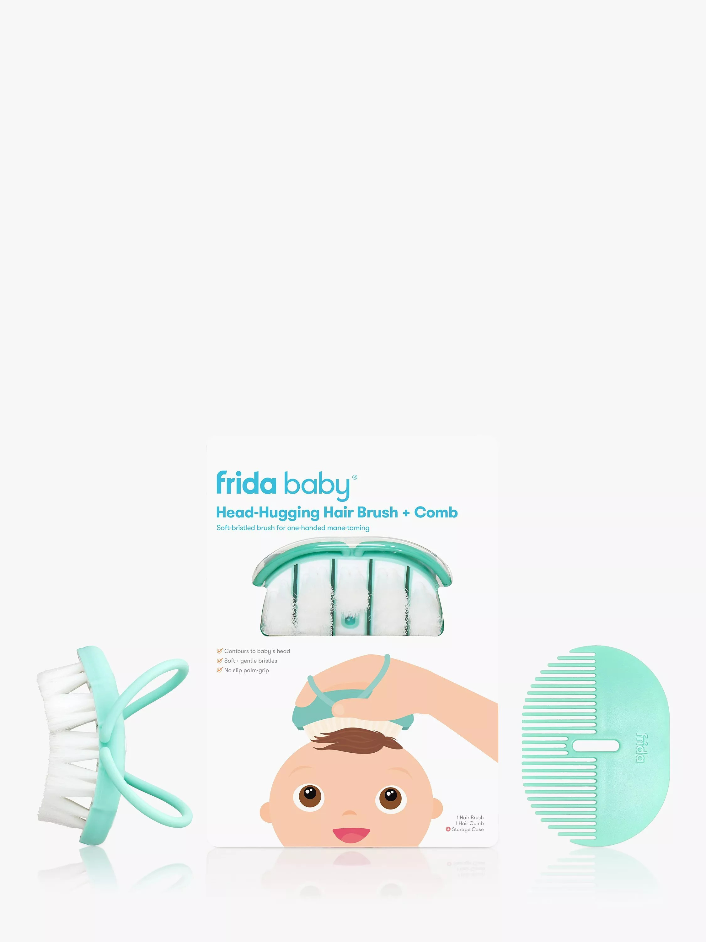 Fridababy Head-Hugging Brush, Multi | John Lewis (UK)