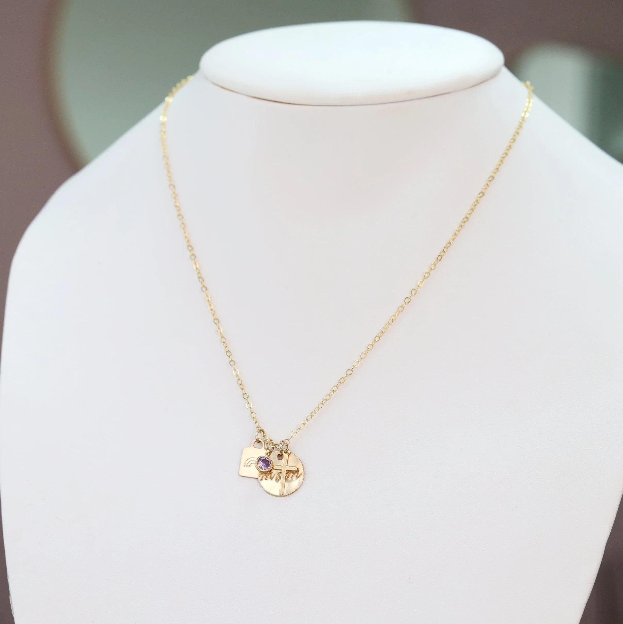 Momma's Lucky Charm Necklace by Paula Mazet | Taudrey
