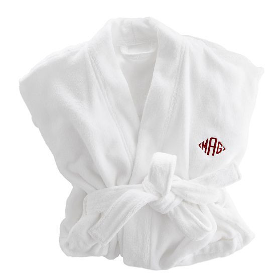 Hydrocotton Classic Bath Robe, White, Small | Mark and Graham