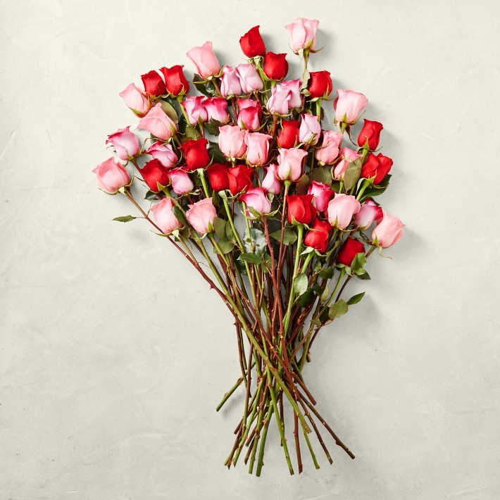 Bulk Mixed Rose Stems, Set of 45 | Williams-Sonoma