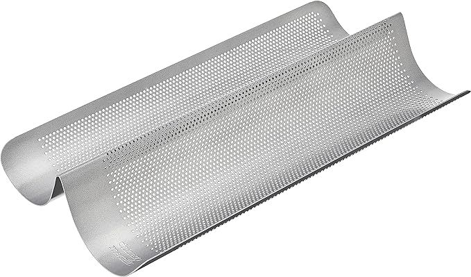 Chicago Metallic Commercial II Non-Stick Perforated French Bread Pan, Perfect for creating a cris... | Amazon (US)