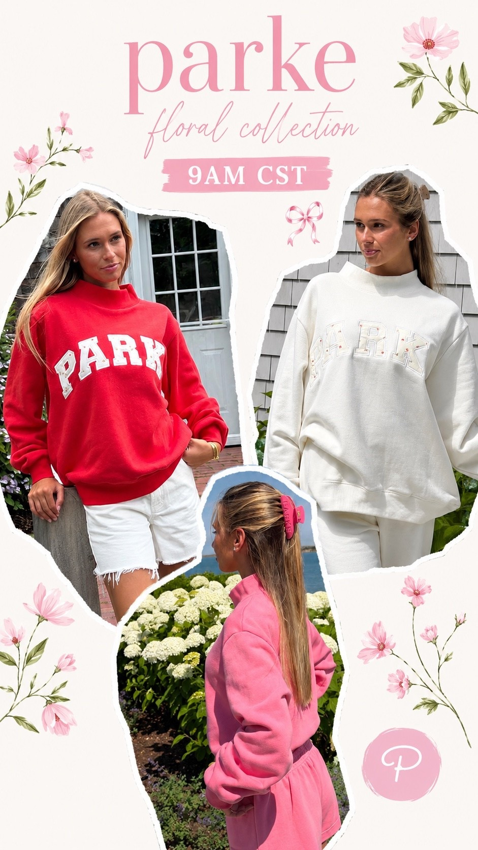 Parke floral at 9am cst