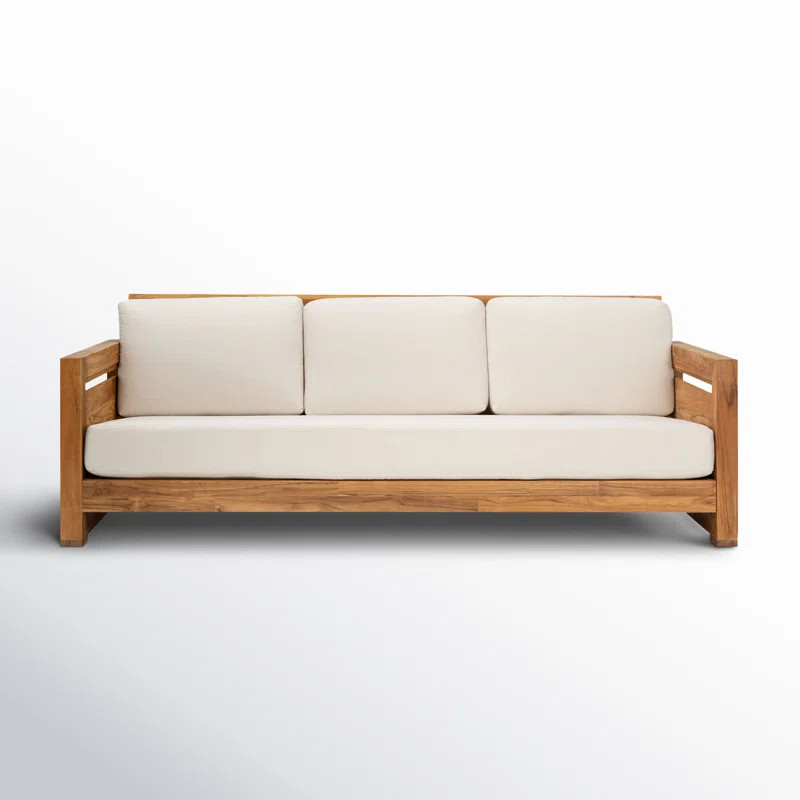 Baela Teak 4 - Person Patio Conversation Sets with Cushions | Wayfair North America