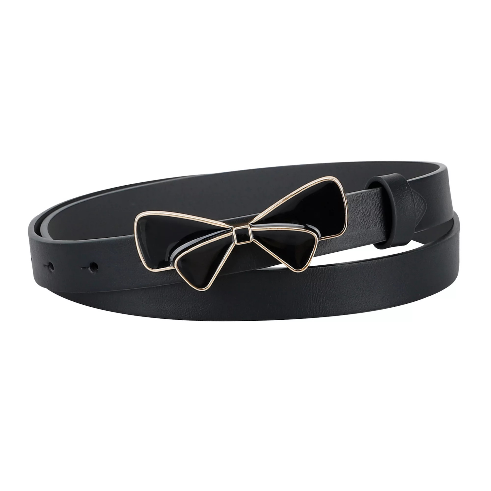 Women's LC Lauren Conrad Bow Buckle Skinny Belt | Kohl's