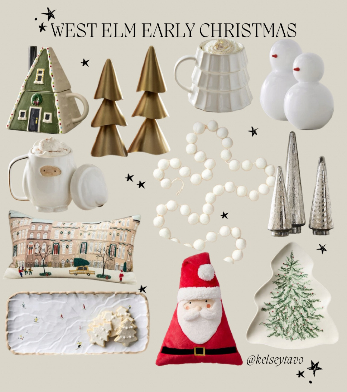 West Elm holiday finds 
Holiday decor, Christmas decor, Christmas mug, Christmas garland, Christmas kitchen decor 
Christmas accents 

#LTKSeasonal #LTKKids #LTKHome