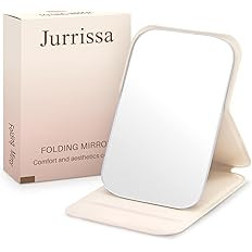 Compact Folding Mirror, 3.9" Small Portable Makeup Mirror for Pocket Purse, Mini Travel Size Fold... | Amazon (US)
