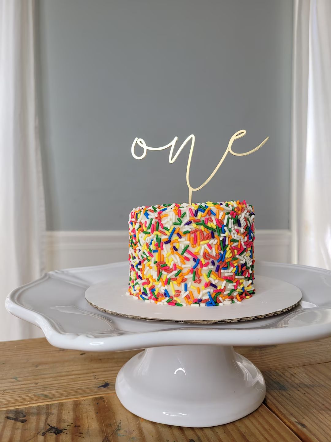 First Birthday One Cake Topper Smash Cake Topper Whimsical - Etsy | Etsy (US)