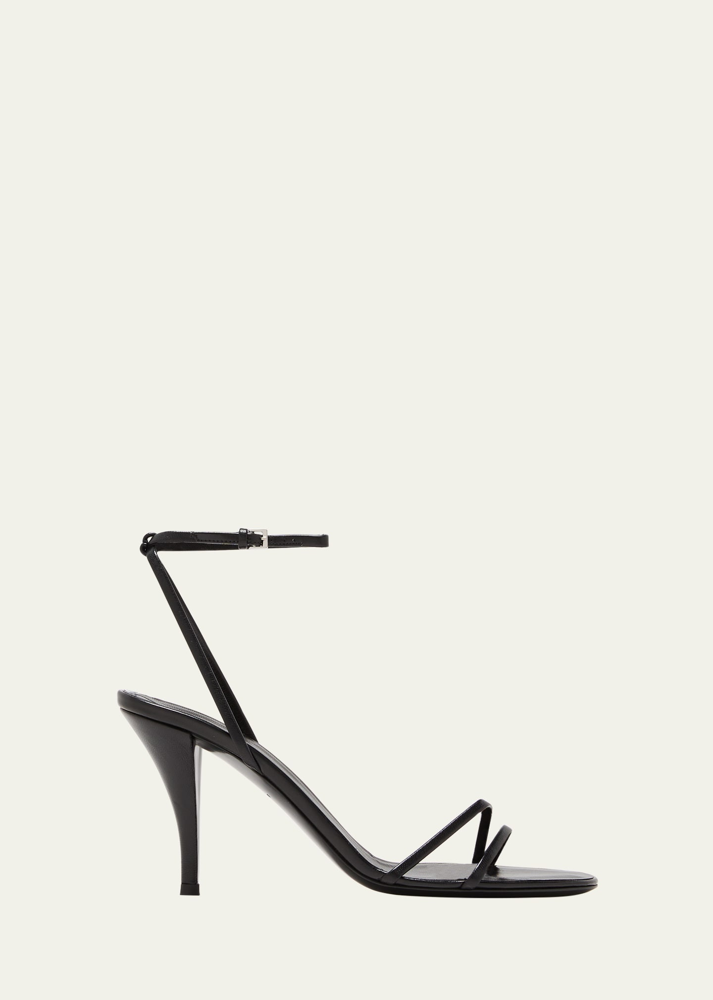THE ROW Cleo Leather Stiletto Sandals | Bergdorf Goodman