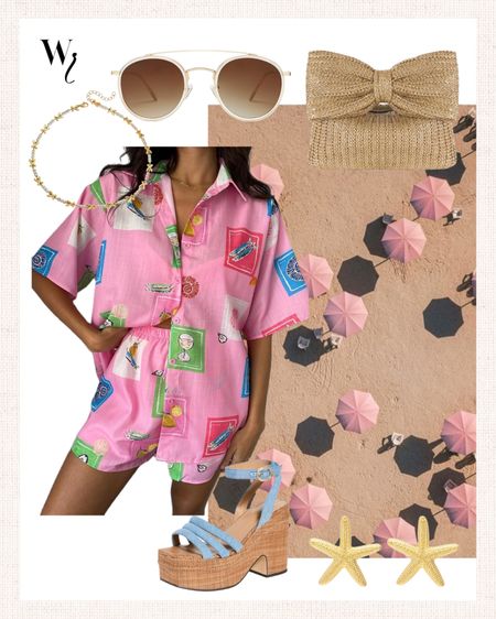 Amazon pink summer printed set 

#LTKStyleTip #LTKFindsUnder50 #LTKSwim