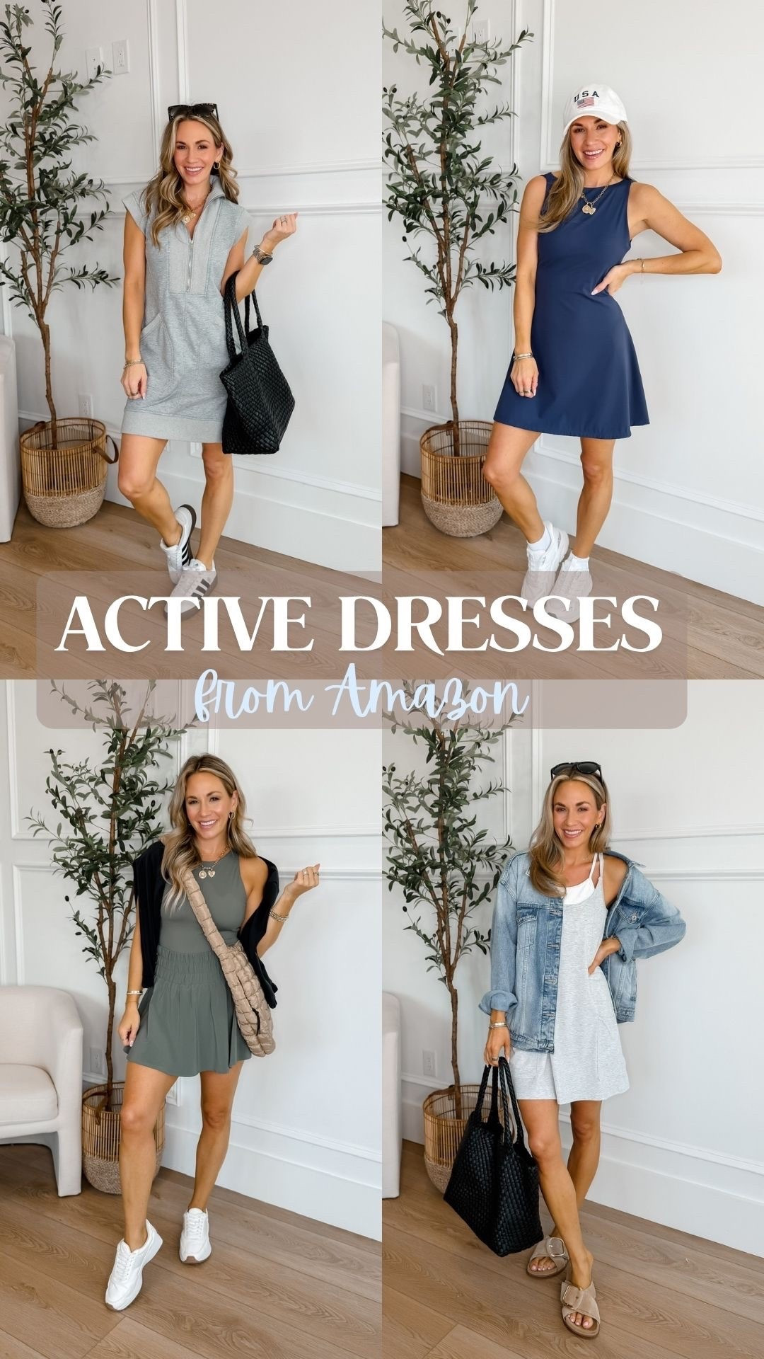 Active dresses from Amazon for the perfect easy spring and summer everyday outfits! ☀️🌻🍉

#LTKootd #LTKgrwm #LTKActive
