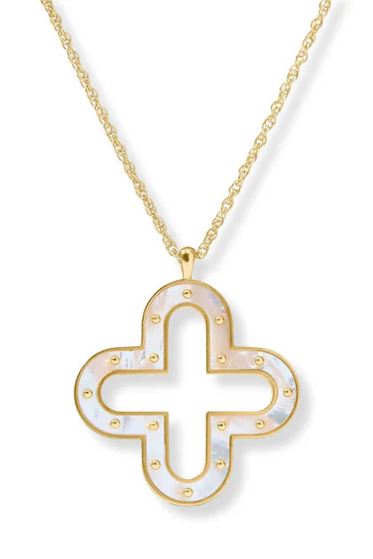 Julie Vos Colette Mother of Pearl Necklace | The Willow Tree