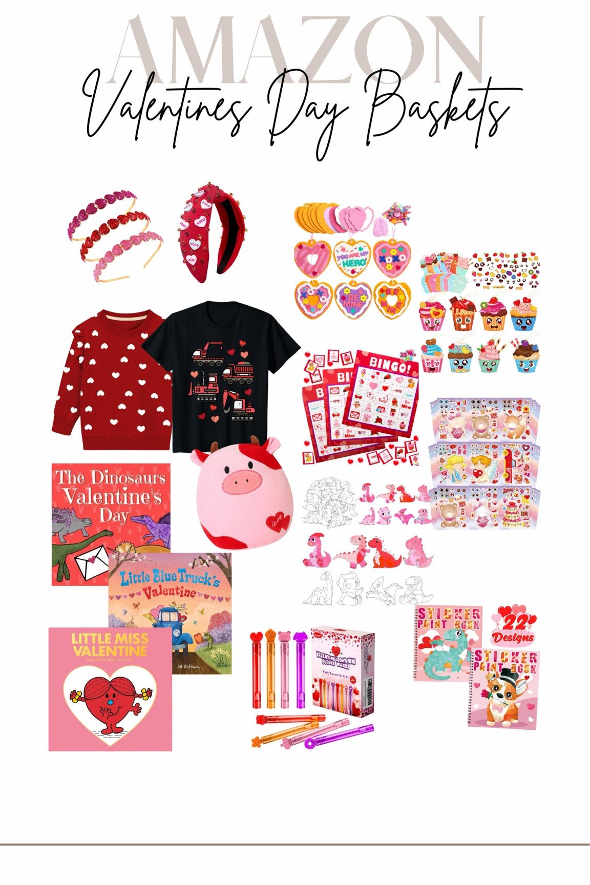 Valentine’s Day basket ideas for the littles! 