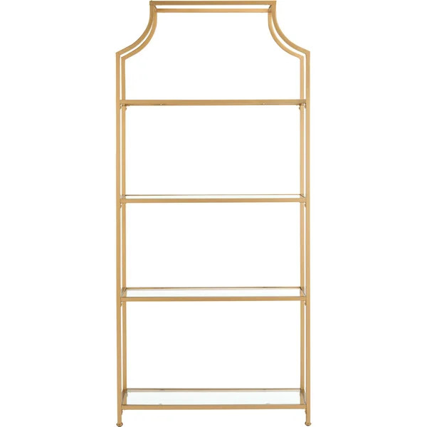 Slater 4-Tier Etagere, Gold | Maisonette
