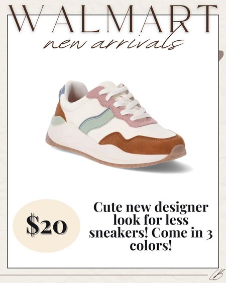 Designer look for less sneakers from Walmart! Comes in 3 colors & are under $20! 

#LTKfindsunder50 #LTKshoecrush #LTKstyletip