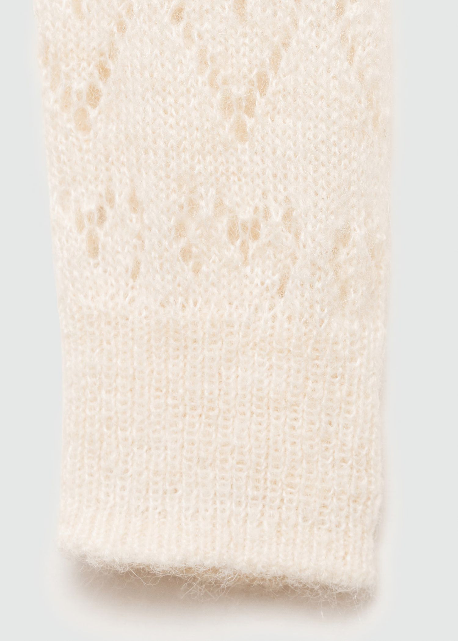 Sweater with openwork heart details | MANGO (US)