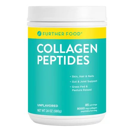 Further Food Collagen Peptides Powder Unflavored 24 Oz | Walmart (US)