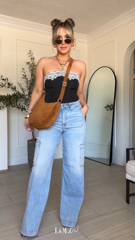 Semi-casual chic summer date night or brunch outfit 🤗

✔️ jeans size 4 regular
✔️ corset top size small - if your size is sold out, I linked several other tops that I would wear to achieve this look! 

#LTKU #LTKFindsUnder50 #LTKStyleTip