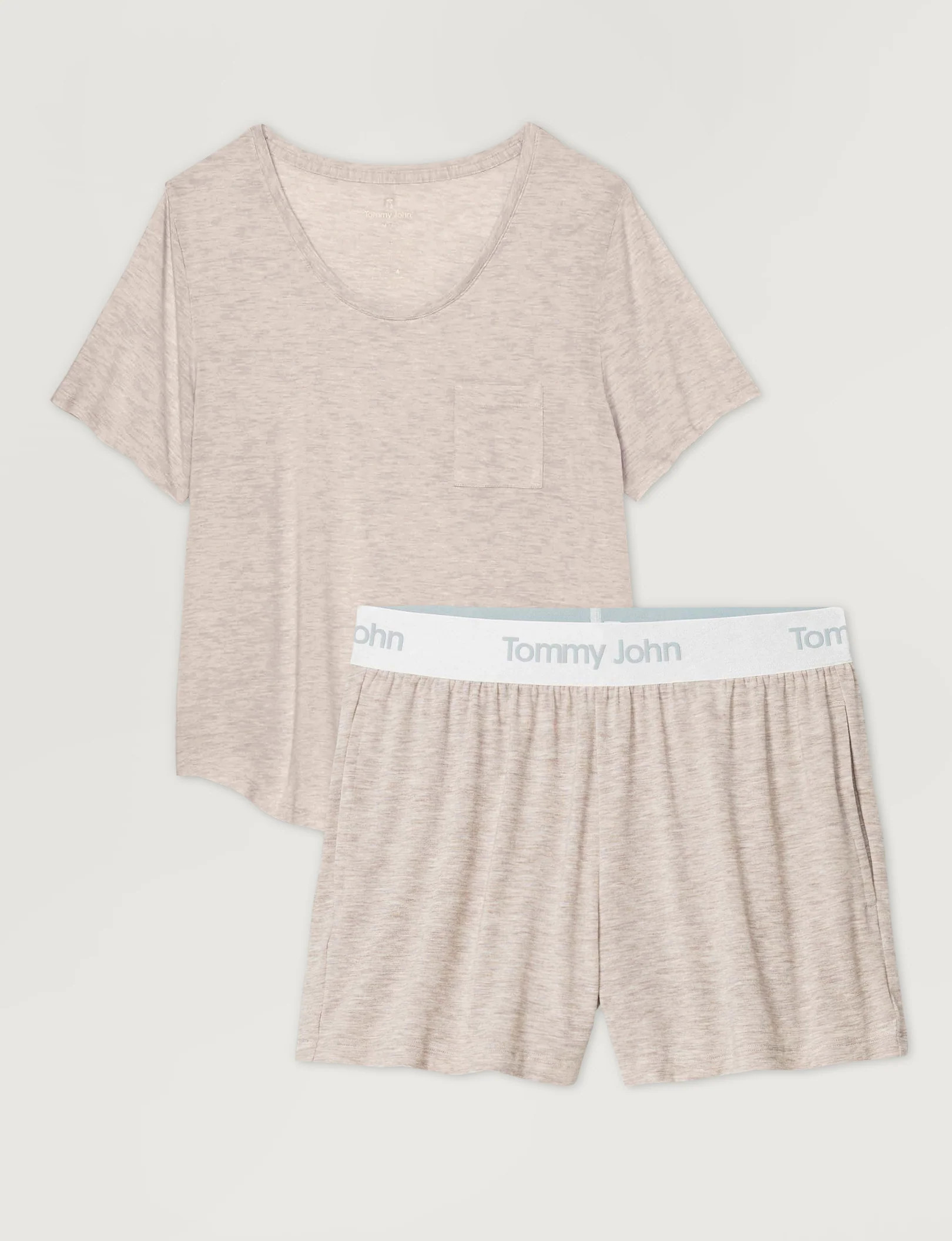 Women's Second Skin Sleep Pocket Tee & Short Set | Tommy John