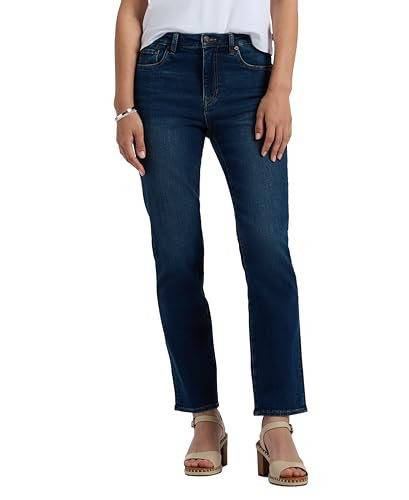 Buffalo David Bitton Women's Hi Rise Straight Jean, Indigo Contrast, 29 | Amazon (US)