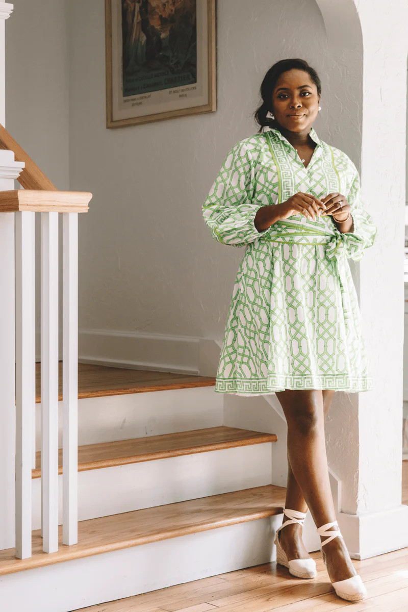 Sue Sartor Flounce™️ Shorty | Key Lime Bamboo | SUE SARTOR