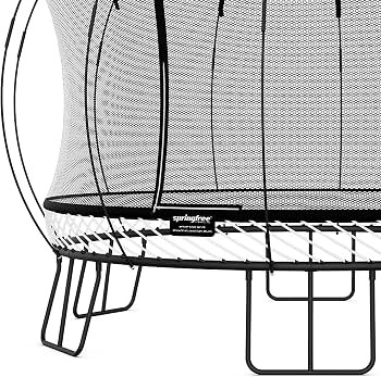 Springfree Outdoor Compact Oval Trampoline with FlexiNet Enclosure and Soft Edge Jumping Mat | Amazon (US)