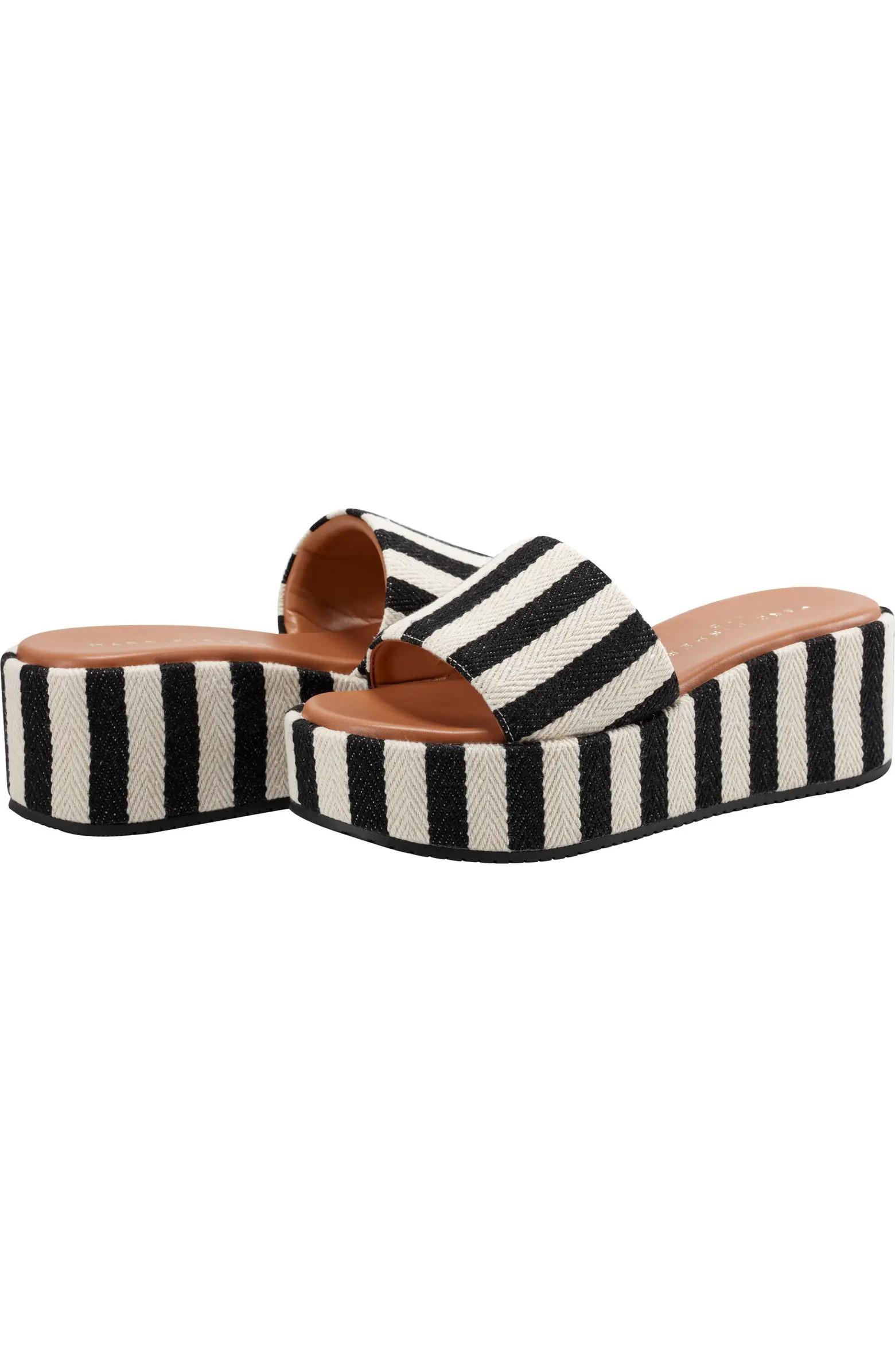 Marc Fisher LTD Daylin Platform Wedge Slide Sandal (Women) | Nordstrom | Nordstrom