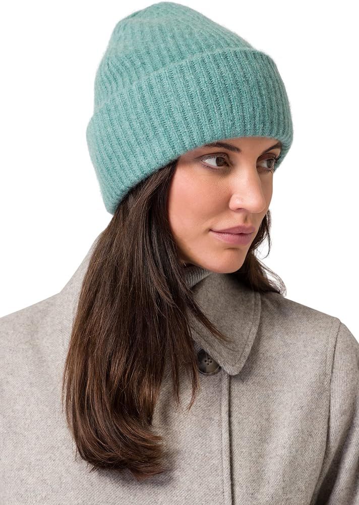 Style Republic Women’s Chunky Knit Beanie, 100% Cashmere, Soft & Stretchy, Warm Hat for Winter | Amazon (US)