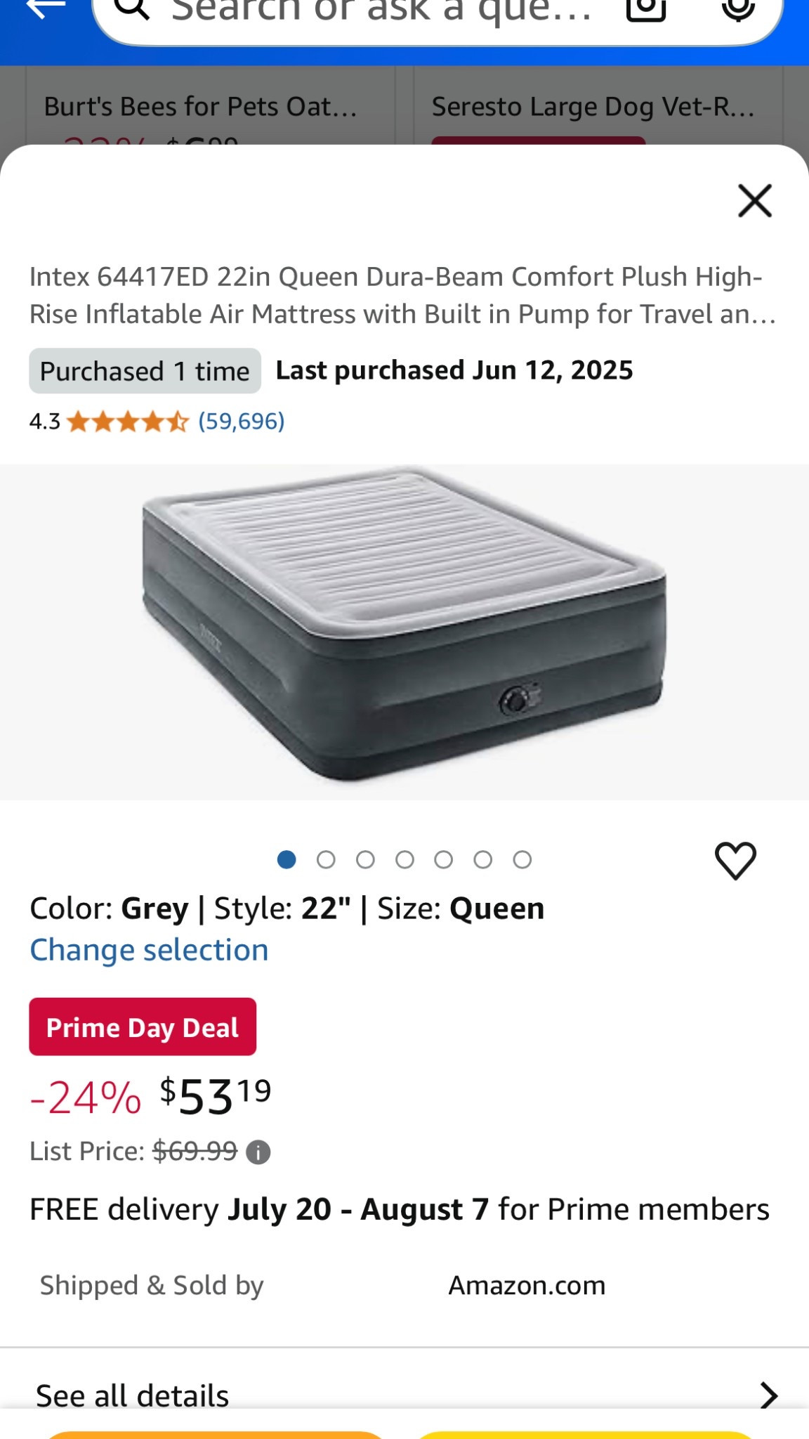 The air mattress we have on sale for Amazon prime day! 

#LTKHome #LTKFindsUnder100 #LTKTravel
