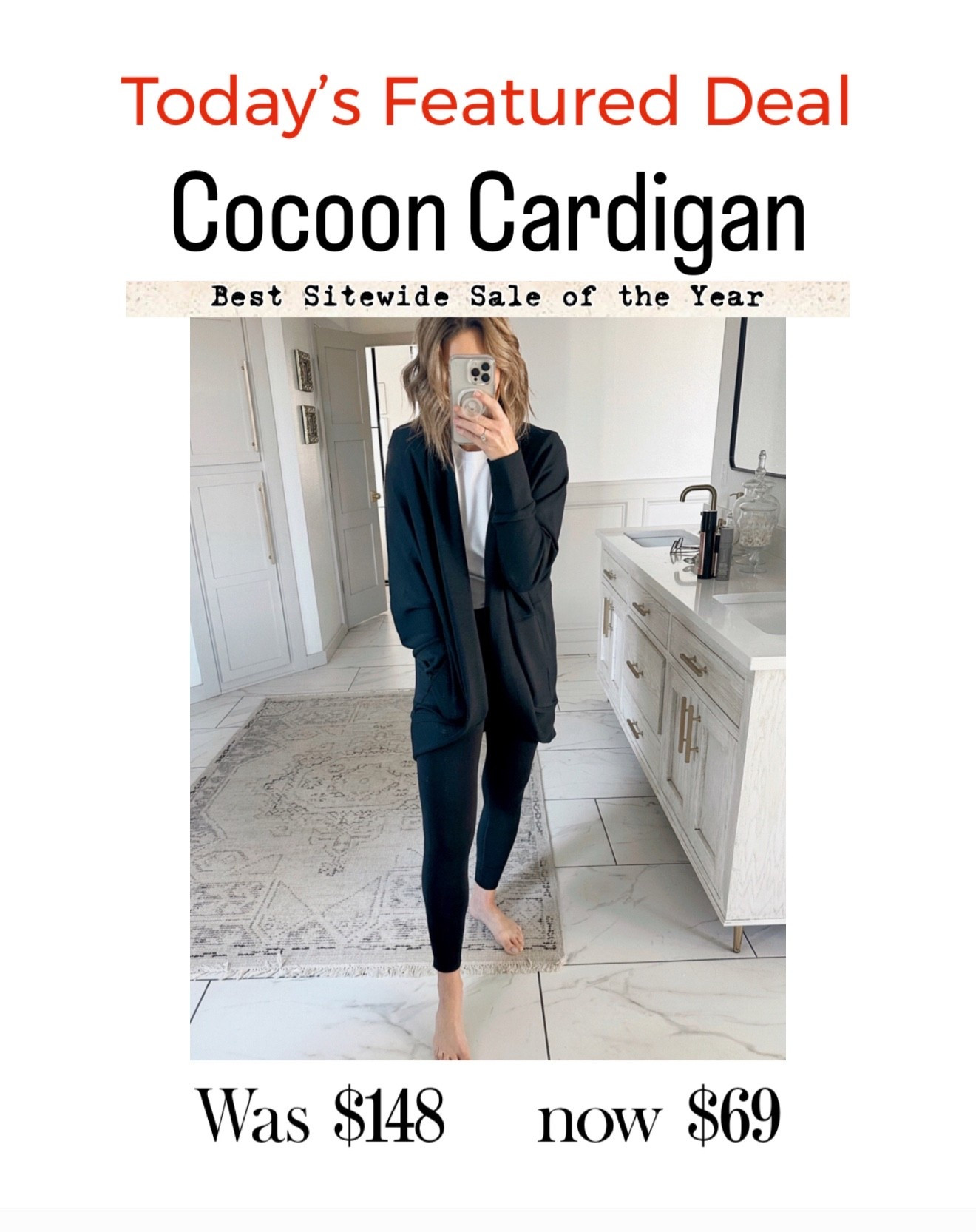 Spanx sale! Cocoon cardigan 3 colors! I’m wearing a small

#LTKHoliday #LTKCyberWeek #LTKGiftGuide