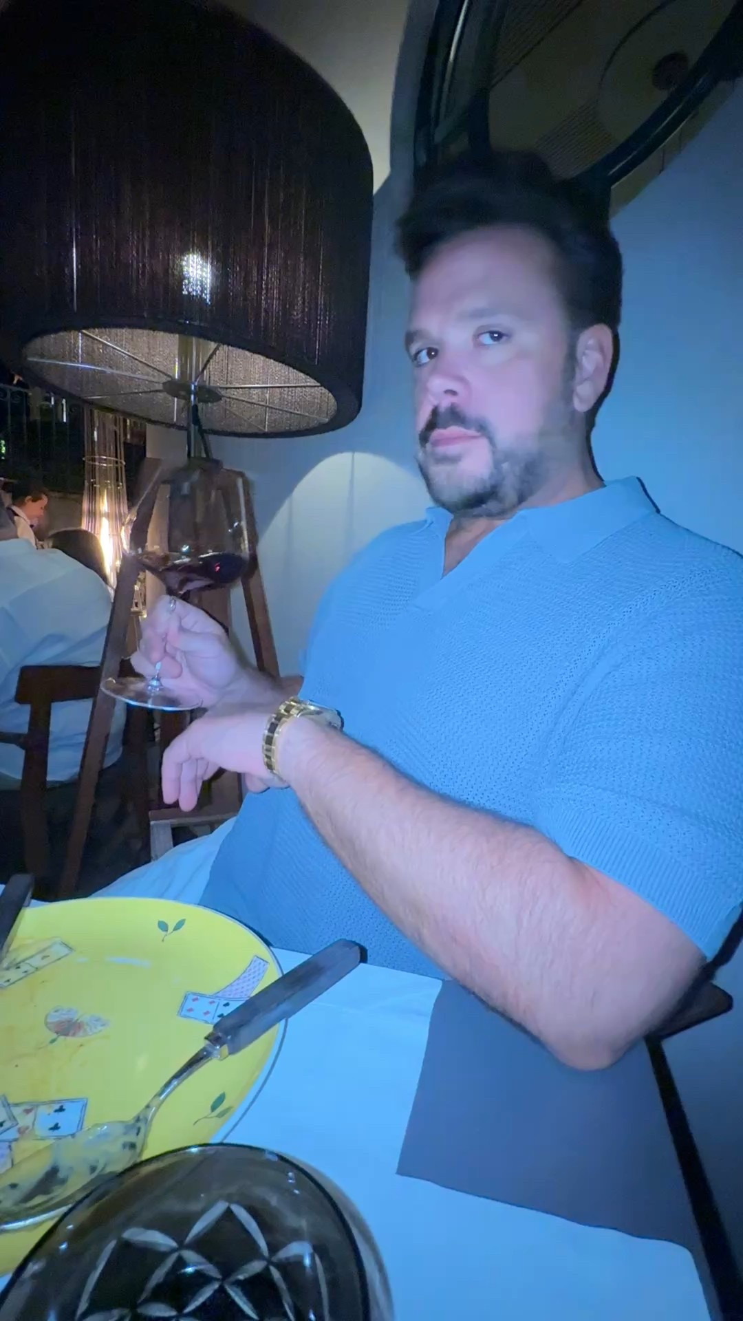 Italian Wine Kyle is a whole vibe 💙Love this lightweight sweater polo he wore last night! And it’s under $100 and comes in several colors! 

#LTKTravel #LTKWatchNow #LTKMens