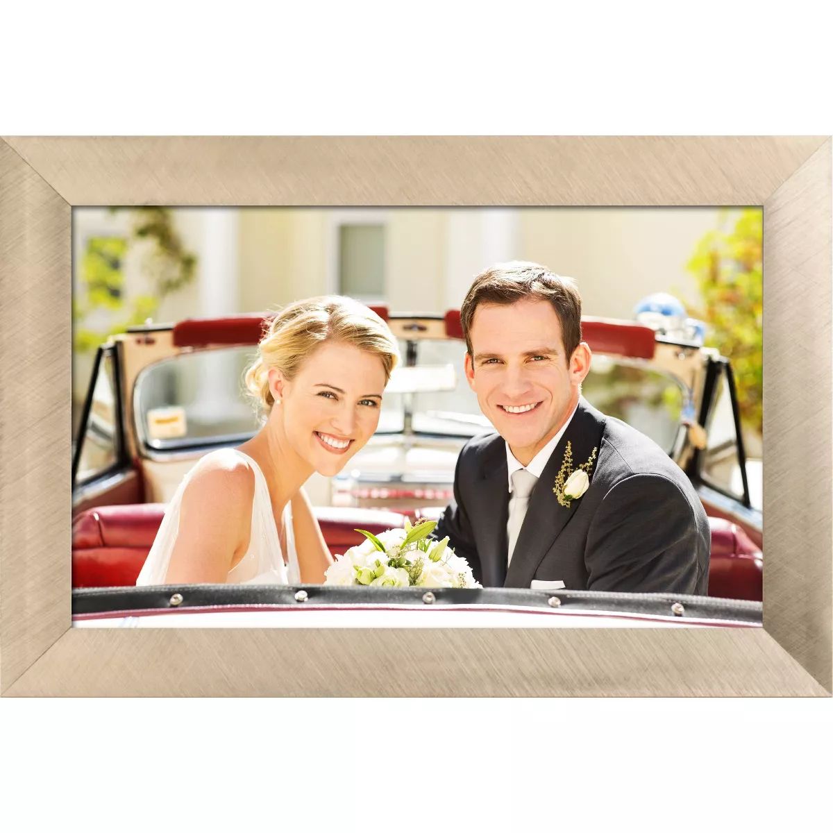 10" WiFi Digital Photo Frame Brushed Metal Gold - Polaroid | Target