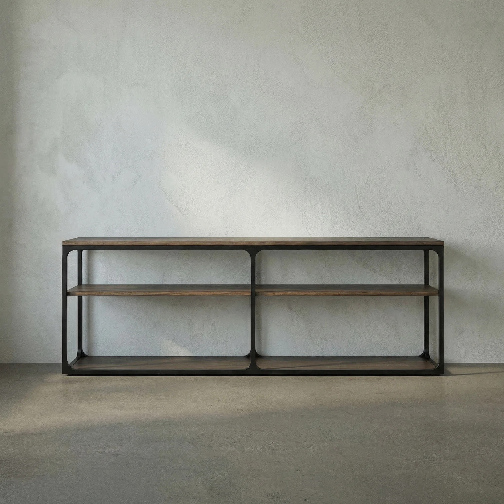 Novie 84'' Solid Wood Top Console Table | Wayfair North America