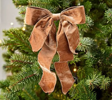 Velvet Double Bow Clip | Pottery Barn (US)