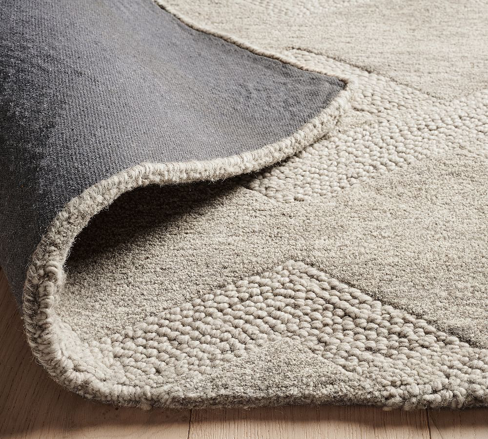 Chase Textured Hand-Tufted Wool Rug | Pottery Barn (US)