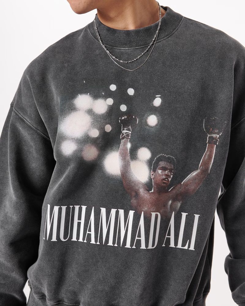 Muhammad Ali Crew Sweatshirt | Abercrombie & Fitch (US)