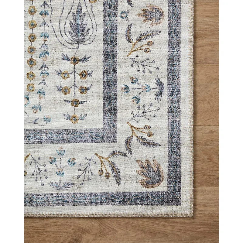 Rifle Paper Co. x Loloi Maison Wisteria Cream Rug | Wayfair North America