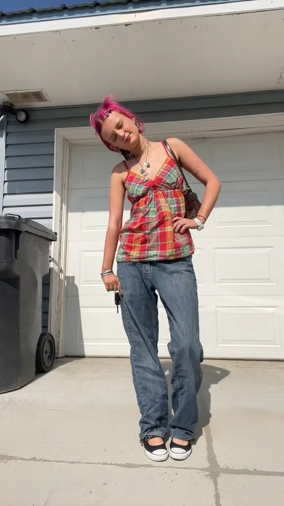 top is thrifted tank is jeans are riders stretch comfort no-gap waistband

#LTKSummerEdit #LTKActive #LTKWorkwear

#LTKSeasonal #LTKPetite #LTKShoeCrush