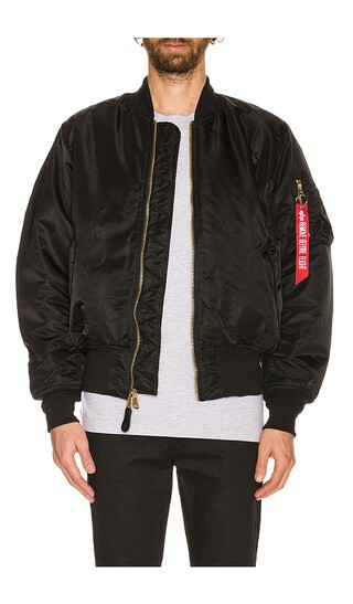 MA-1 Flight Jacket in Black | Revolve Clothing (Global)