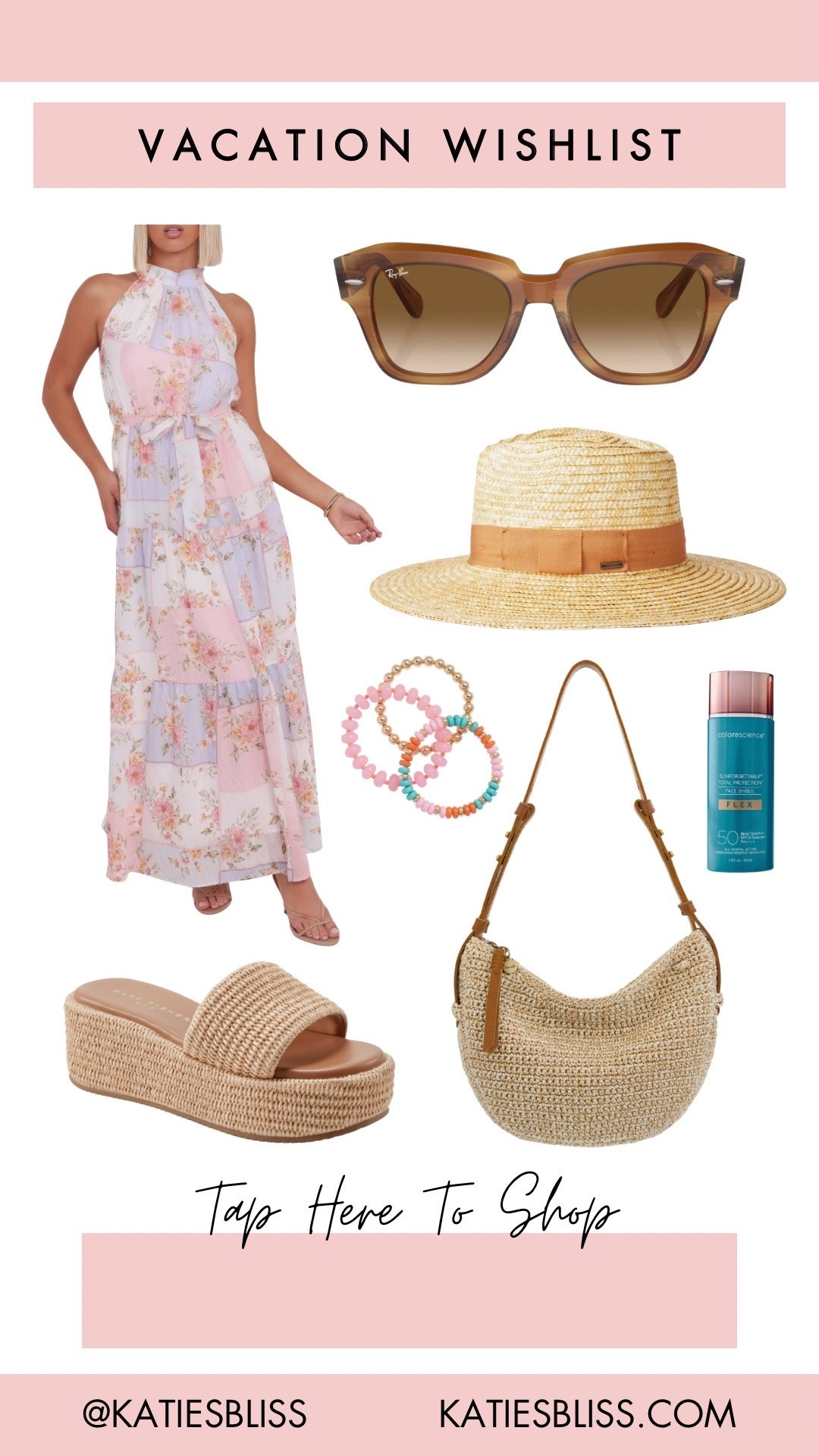 Vacation wishlist 🏝️

Beach. Resort. Summer. Travel. Vacation. Dress. Sunglasses. Bag. Sandals.

#LTKSwim #LTKTravel