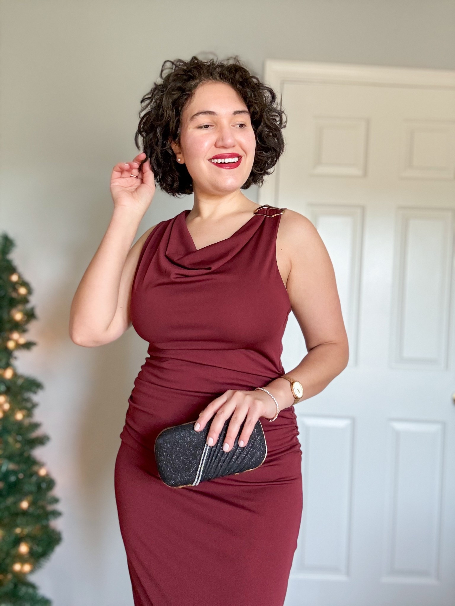 H&M holiday dress, christmas dress, burgundy dress, holiday party outfit 

#LTKGiftGuide #LTKOver40 #LTKHoliday