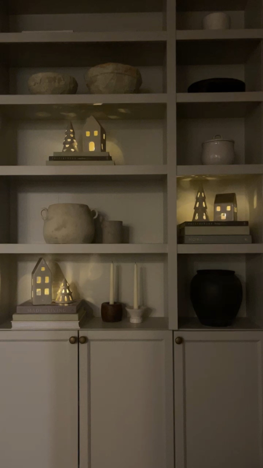 For me village houses are a must for Christmas decor! I've had many variations over the years and love finding a new place to put them.  

 #LTKHoliday #LTKSeasonal #LTKHome