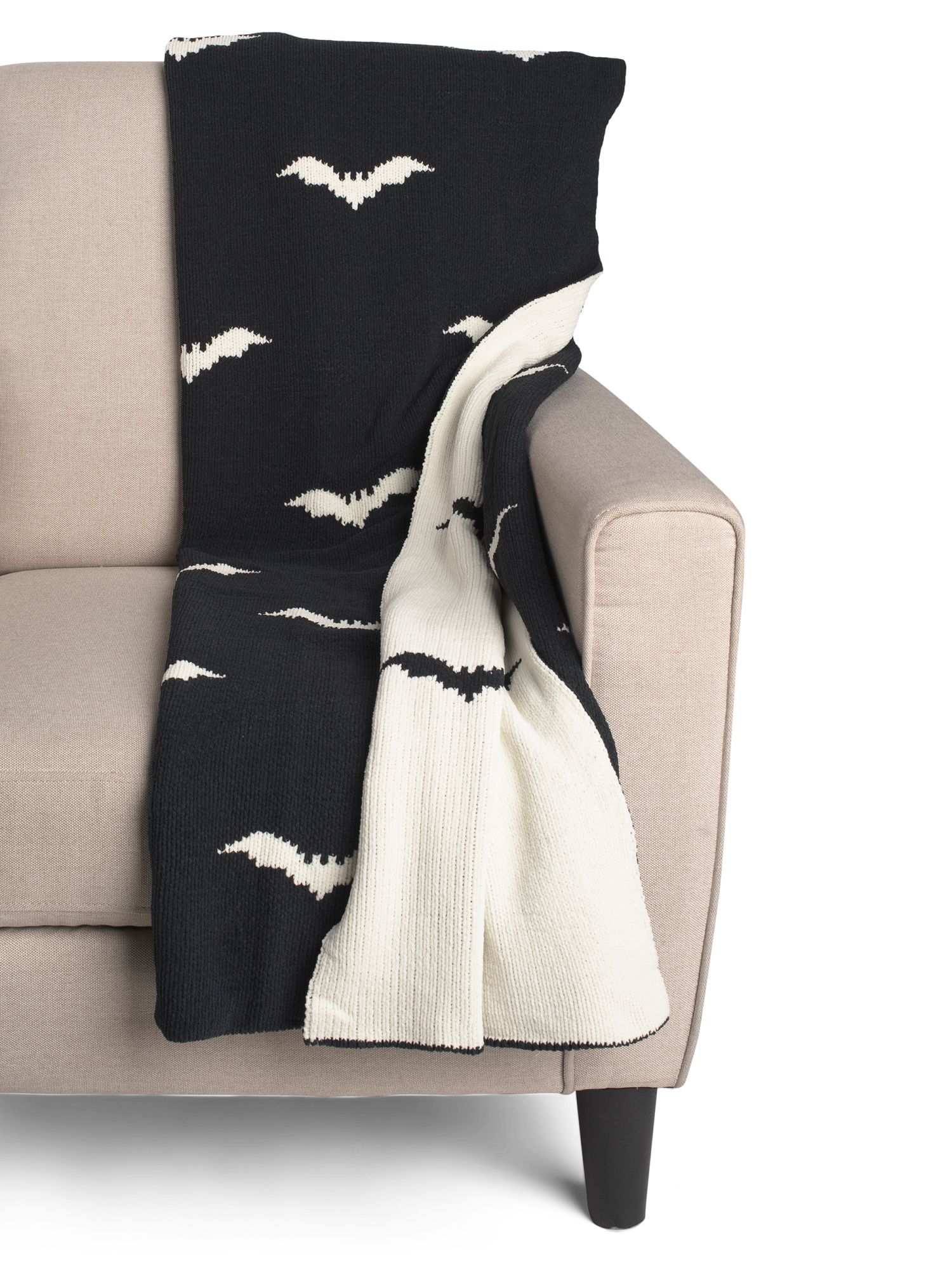 Chenille Bats Throw | Halloween | Marshalls | Marshalls