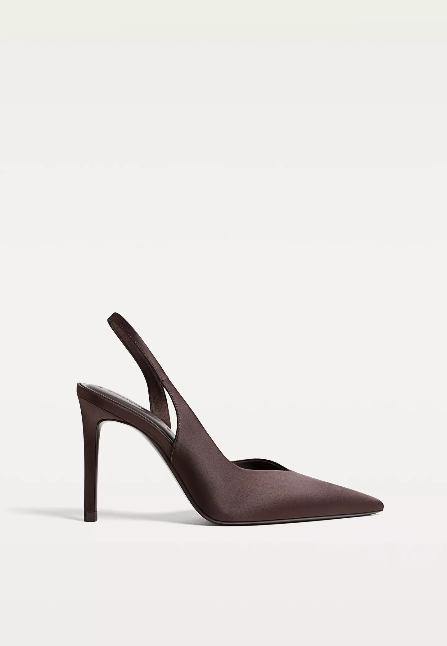 Satin-effect high-heel shoes - Women's Heel shoes | Stradivarius United Kingdom | Stradivarius (UK)