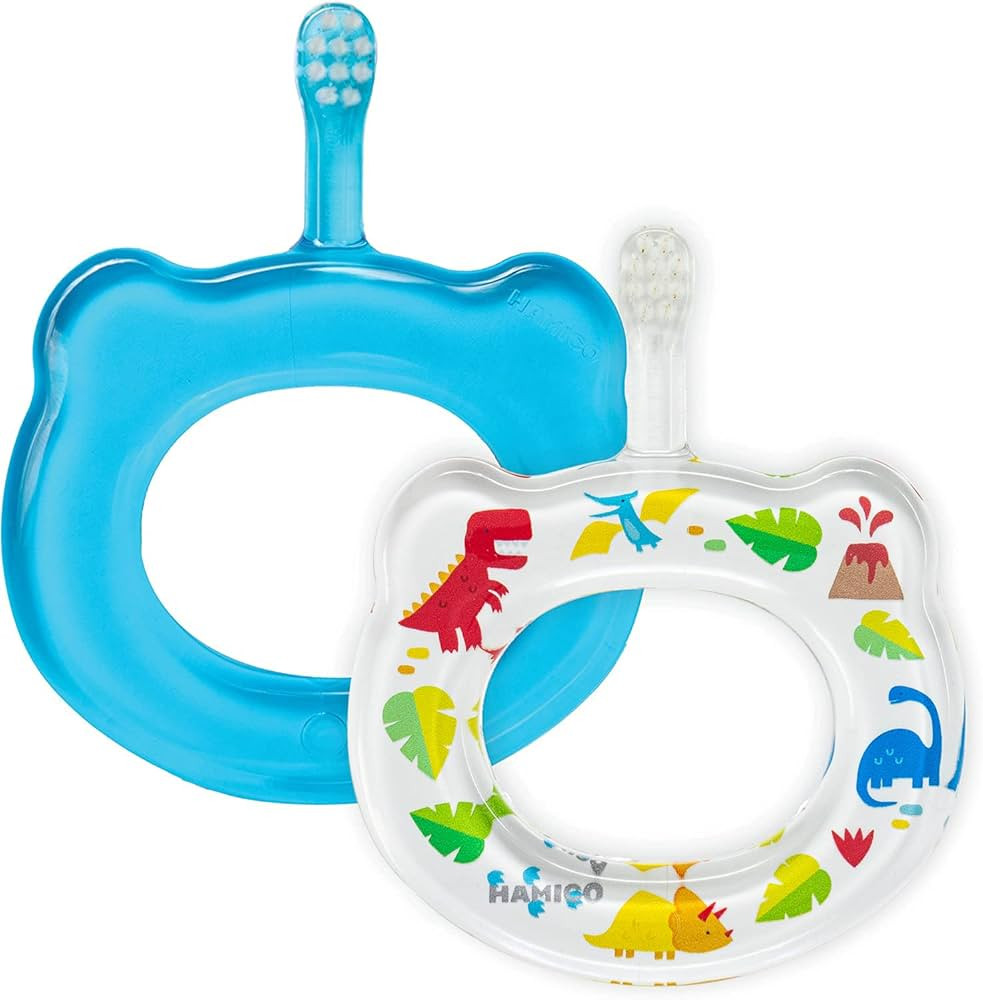 Baby Toothbrush Gentle, Extra Soft Bristles for Baby’s First Toothbrush | Easy Grasp No Overrea... | Amazon (US)