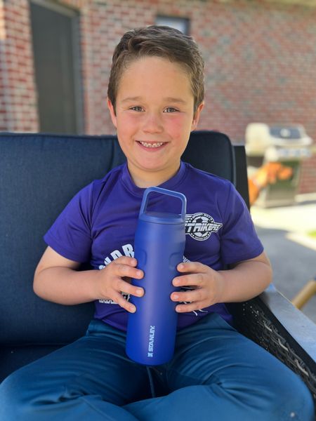 The minute this @Stanley IceFlow bottle with cap arrived at the front door, my son asked, “mom, can this be JUST mine?” 😂 #stanleypartner Our love for Stanley’s has rubbed off on our kids now! 

#LTKGiftGuide #LTKtravel #LTKfitness